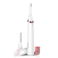 飞利浦（Philips） 美容仪 电动修眉器 小巧便携修剪器 旅行适用修眉刀 陶瓷白 HP6389/00