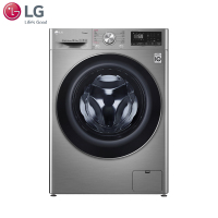 LG FG10TW4 10.5公斤家用大容量纤薄机身高温蒸汽除菌变频直驱人工智能电机速净喷淋全自动滚筒洗衣机 羽绒服洗