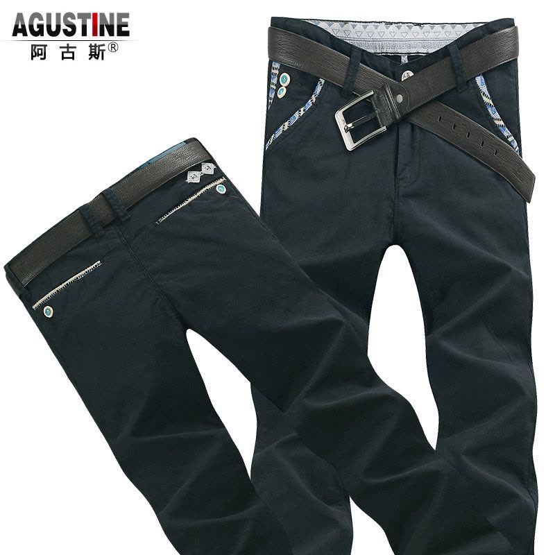 2016春季新款弹力修身休闲牛仔裤韩版小脚长裤潮青年图片