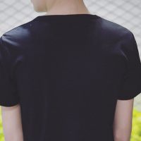 t恤短袖男上衣打底衫新款休闲圆领青春修身个性印花韩版夏薄款