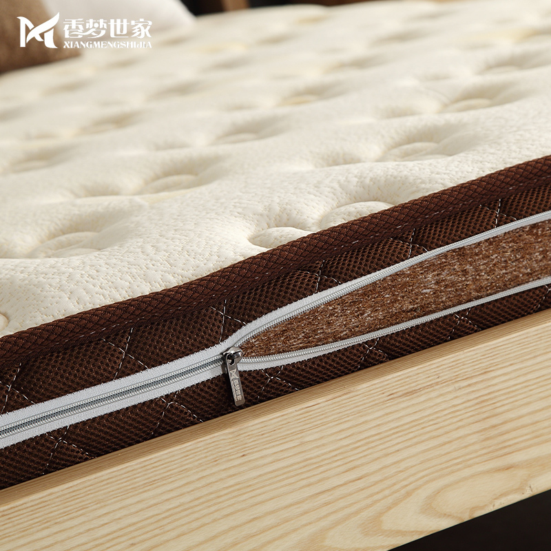 香梦世家 棕垫天然椰棕床垫护腰椎硬薄棕榈乳胶1.5m1.8米折叠定做学生上下床垫