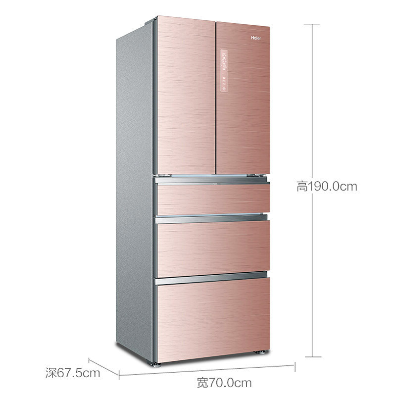 海尔(Haier) BCD-405WDGQU1变频405升L干湿分储全温区静音刹菌除乙希智能物联网WIFI多门节能冰箱