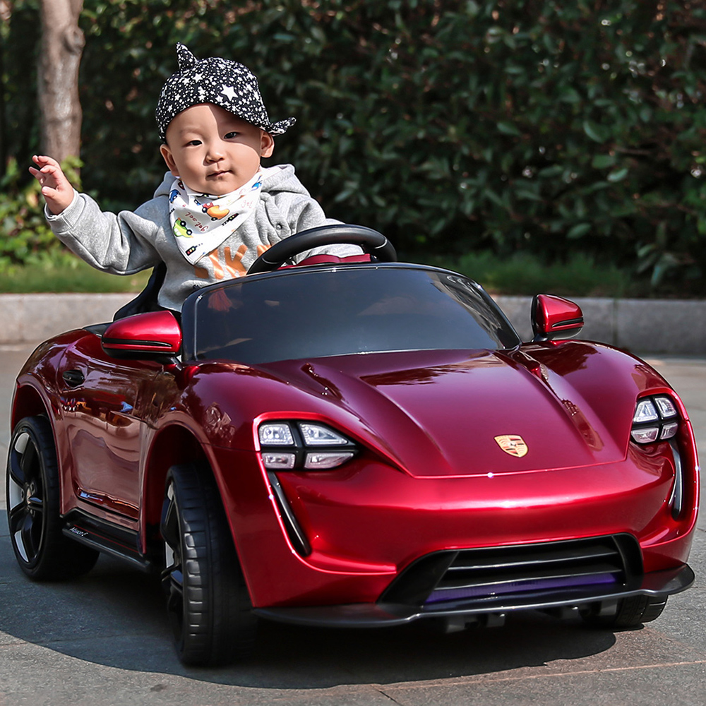 帕加尼儿童电动车四轮高端汽车遥控玩具车可坐人小孩可自驾童车宝宝