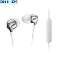 Philips/飞利浦 SHE3705 双低音HIFI动圈入耳式耳机耳塞手机耳麦 白色