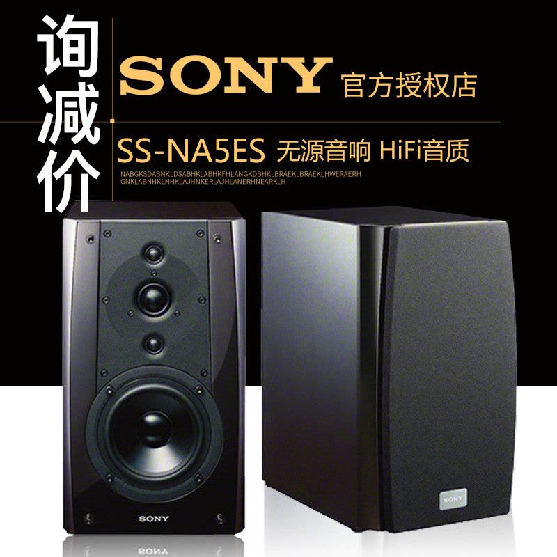 Sony/索尼 SS-NA5ES 家庭客厅书架式扬声器无源音箱HIFI音响(单只)图片
