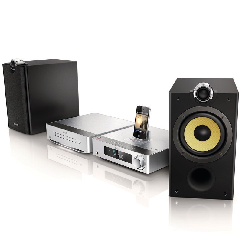 Philips/飞利浦 DCD8000组合音响迷你CD台式家用电视音箱hifi低音