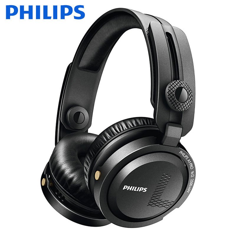 Armin操刀!Philips/飞利浦 A1 DJ便携折叠HIFI头戴式耳机重低音