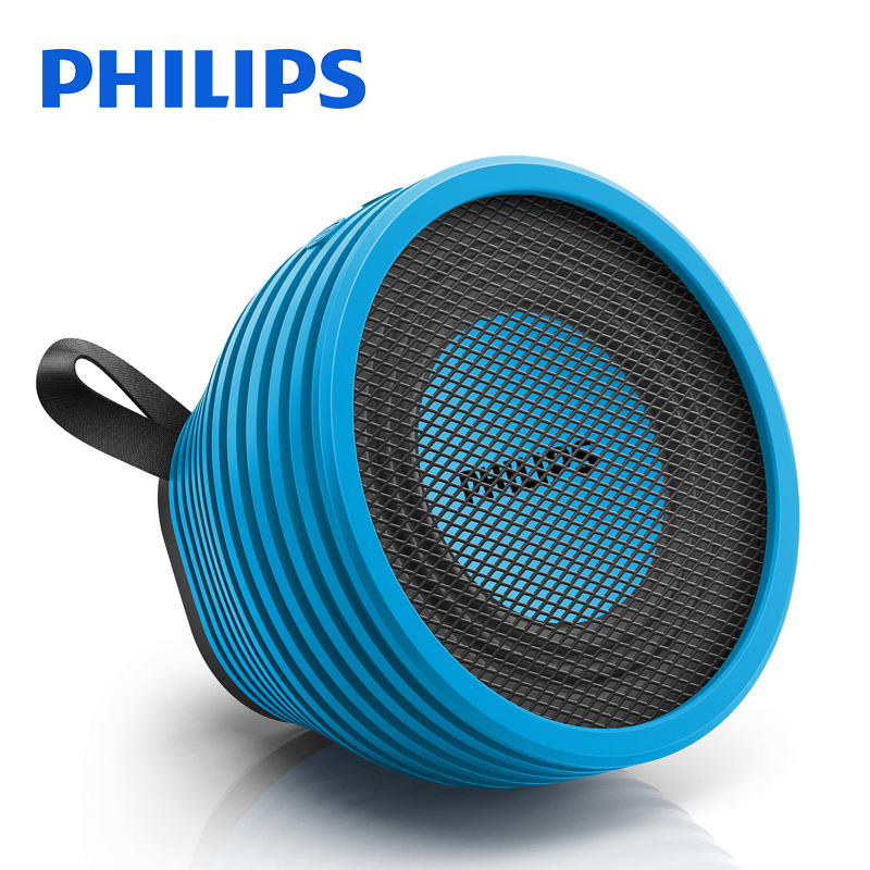 Philips/飞利浦 sb2000 户外防水无线蓝牙音箱 桌面组合迷你音响黑色