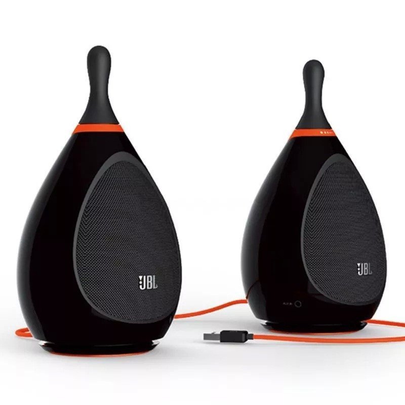 JBL Bowling 音乐保龄球 无线蓝牙音箱 2.0 桌面 USB电脑音箱音响 黑色