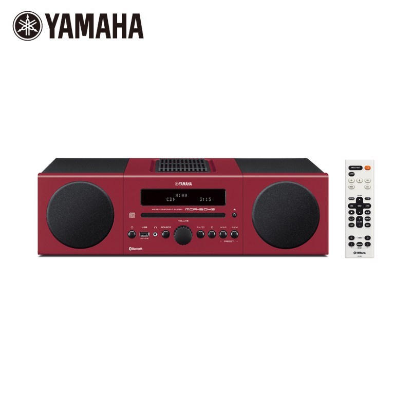 Yamaha/雅马哈 MCR-B043 蓝牙CD无线桌面组合音响家用低音炮音箱 橙色