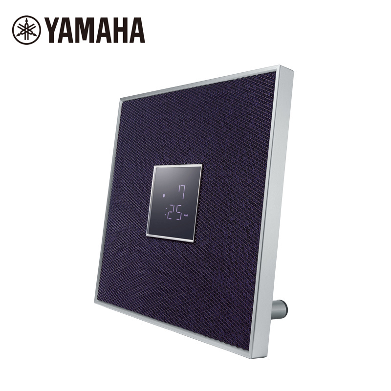 Yamaha/雅马哈 ISX-80 一体式 FM WIFI 闹铃桌面壁挂式音响紫色