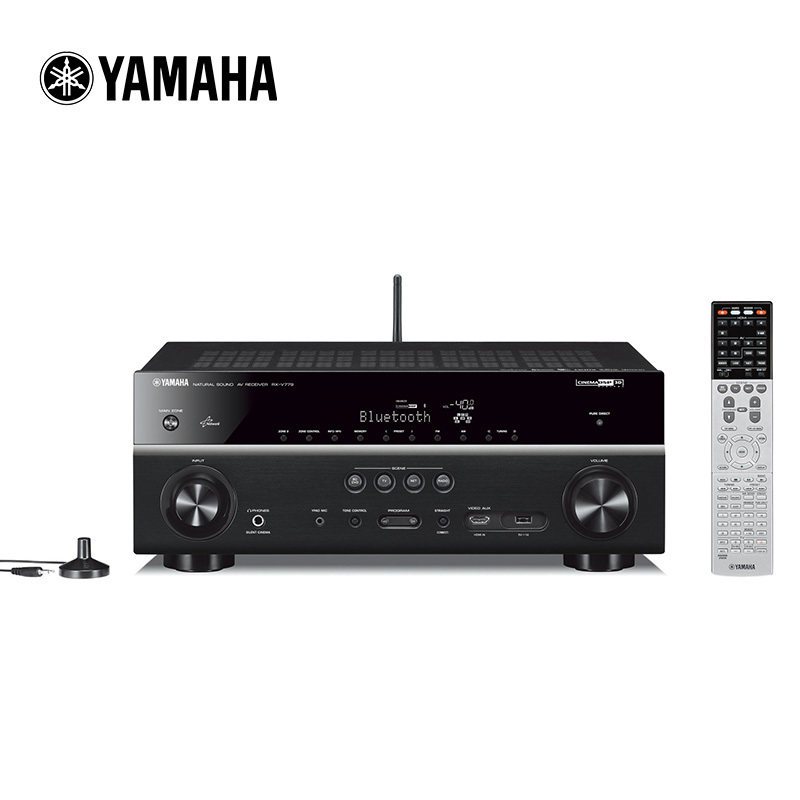 Yamaha/雅马哈 RX-V779 7.2家庭影院系统功放 蓝牙wifi 金色