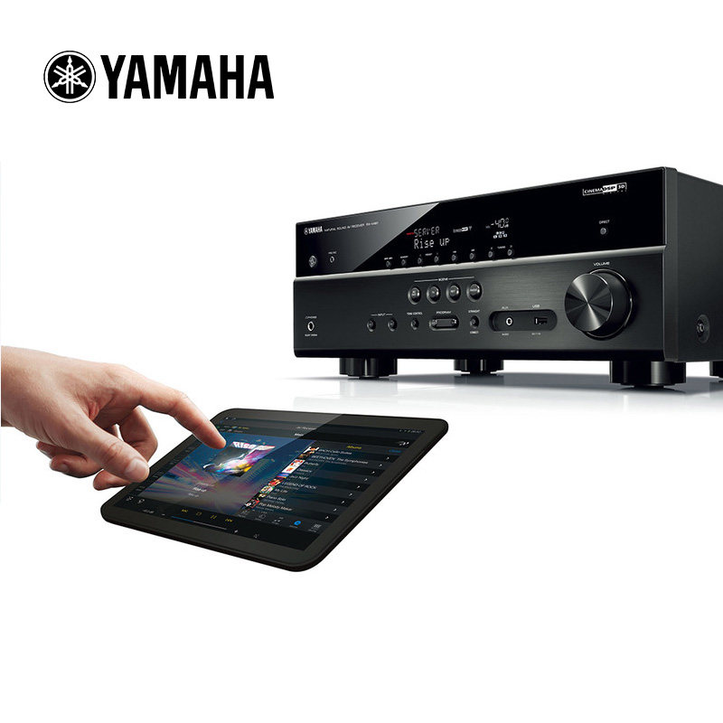 进口Yamaha/雅马哈 RX-V481 数字5.1家庭影院蓝牙功放 大功率APP 黑色