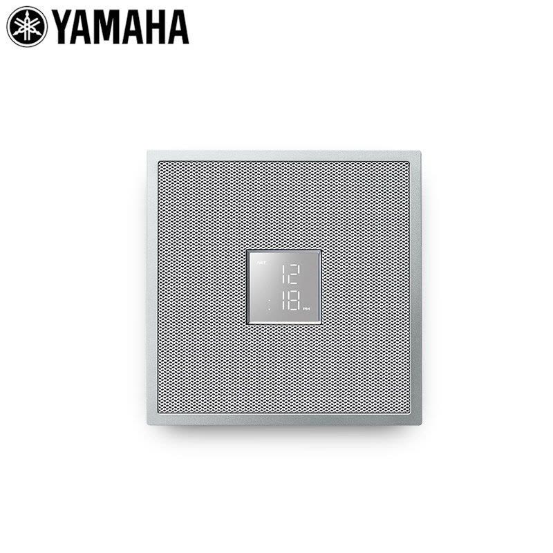 Yamaha/雅马哈 ISX-18 蓝牙wifi桌面音响 屏显时钟收音机台式音响白色图片
