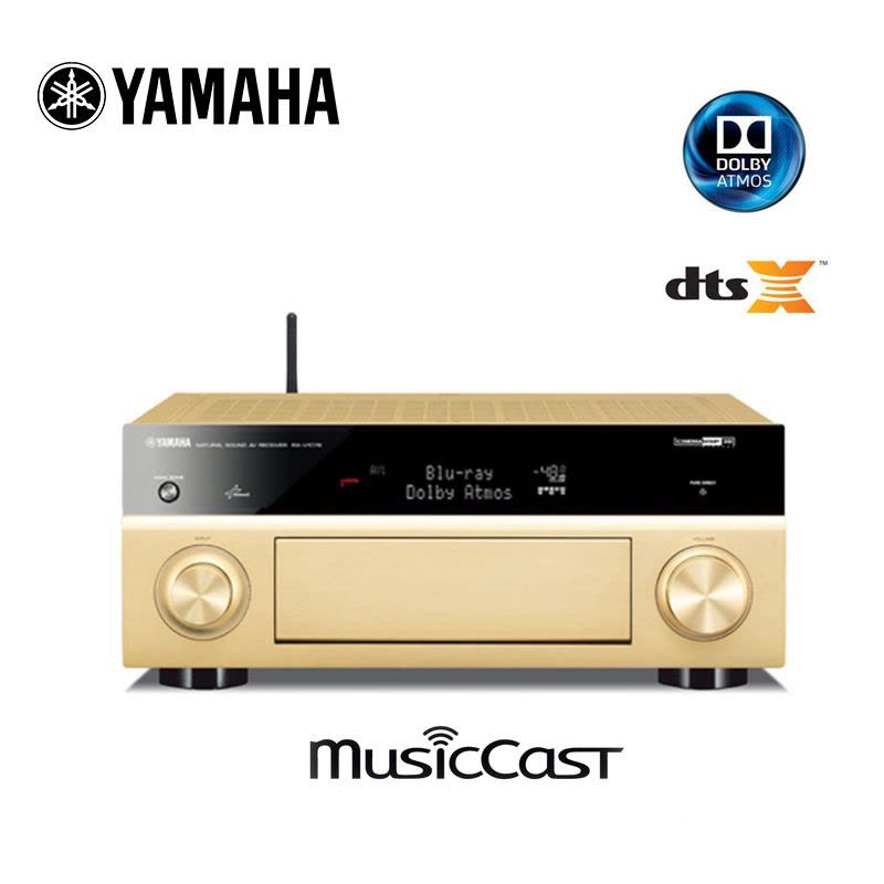 Yamaha/雅马哈 RX-V1081杜比全景声7.2家庭影院AV功放机 黑色图片