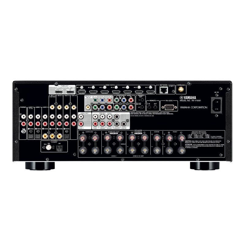 Yamaha/雅马哈 RX-V1081杜比全景声7.2家庭影院AV功放机 黑色图片