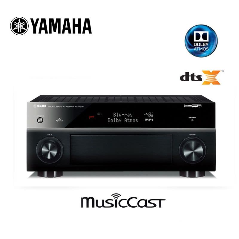 Yamaha/雅马哈 RX-V1081杜比全景声7.2家庭影院AV功放机 黑色图片