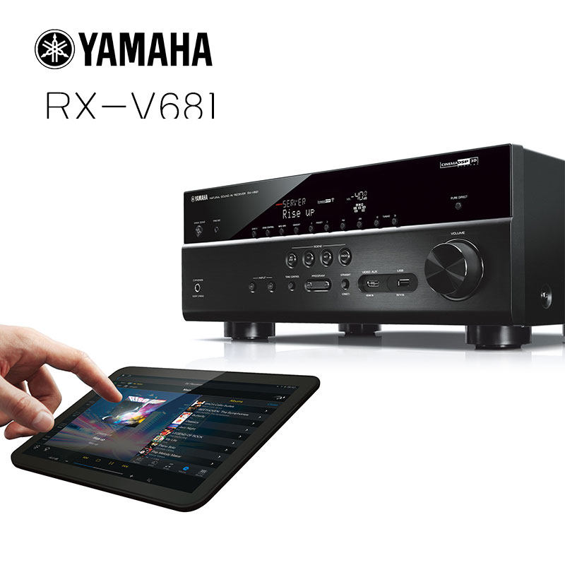 Yamaha/雅马哈 RX-V681 数字7.1家庭影院功放 大功率进口 蓝牙