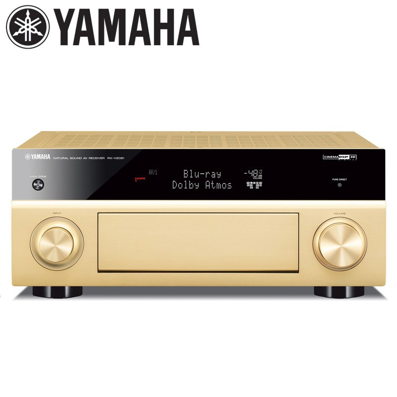 Yamaha/雅马哈 RX-V2081功放9.2声道数字功率放大器/杜比全影声