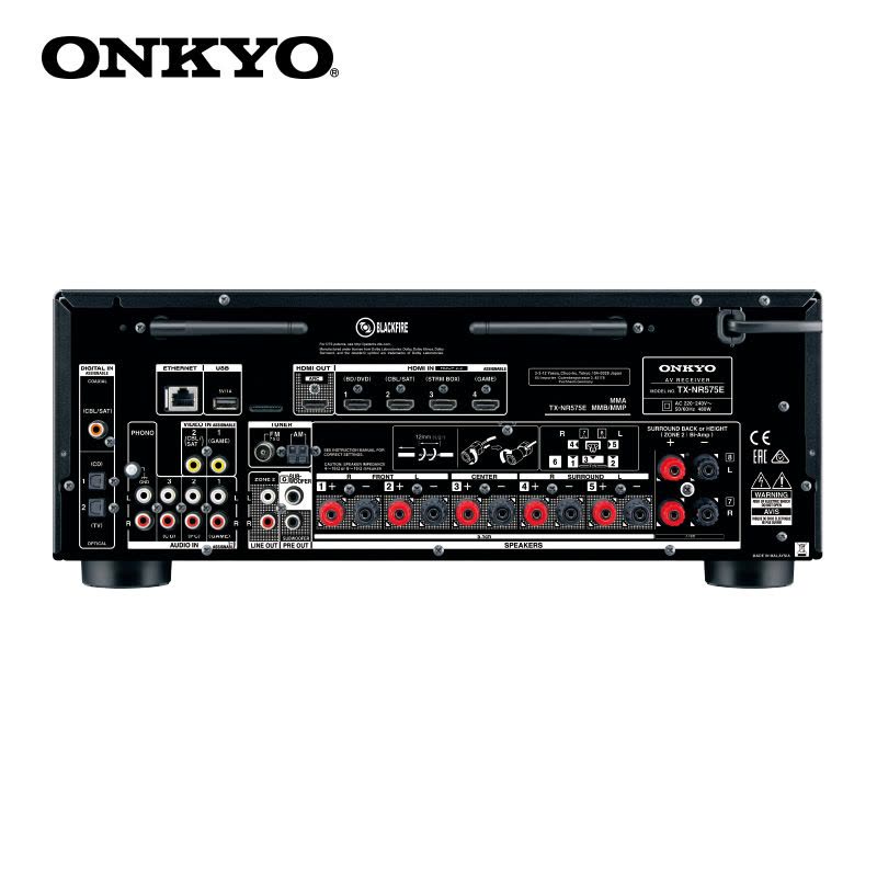 Onkyo/安桥 TX-NR575E7.2声道进口全景声家庭影院纯功放机蓝牙图片