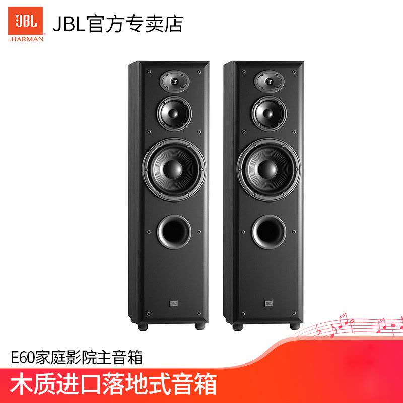 JBL E60主音箱进口家庭影院音箱高保真hifi发烧客厅电视音响图片