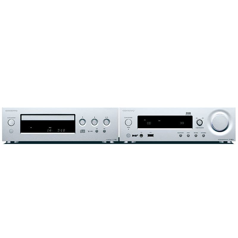 Onkyo/安桥 CR-N955 HIFI 发烧音响组合2.1声道功放CD CD机+立体声功放 2件图片