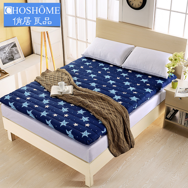 俏居日式懒人榻榻米床垫 1.8m床双人学生床褥垫 加厚地铺透气防螨