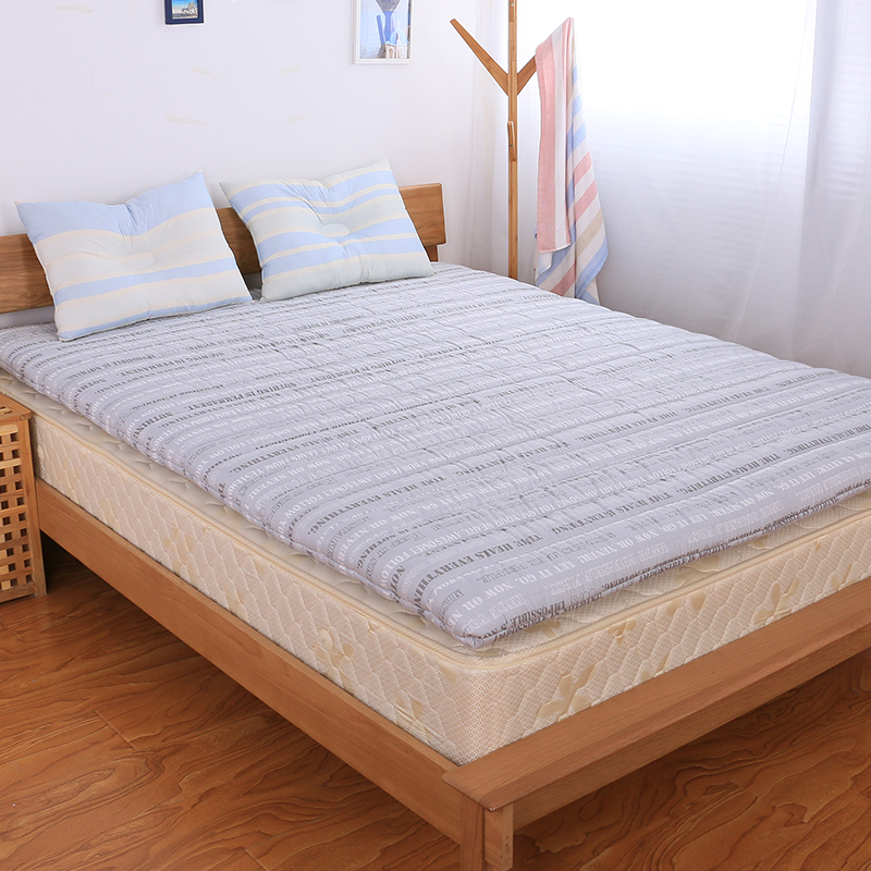 俏居日式懒人榻榻米床垫 1.8m床双人学生床褥垫 加厚地铺透气防螨