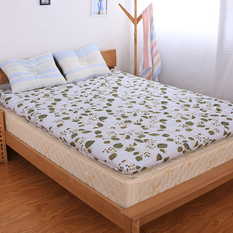 俏居日式懒人榻榻米床垫 1.8m床双人学生床褥垫 加厚地铺透气防螨