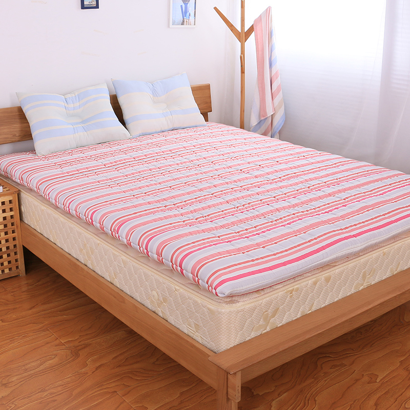 俏居日式懒人榻榻米床垫 1.8m床双人学生床褥垫 加厚地铺透气防螨