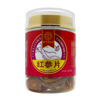 同仁堂 红参片100g/瓶 吉林红参切片
