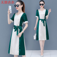 无畏衣衣雪纺连衣裙女夏装2020年新款气质女神范时尚v领夏天修身显瘦裙子修身显瘦A字裙