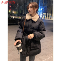无畏衣衣棉服女韩版宽松2020新款冬季中长款个子棉衣港风ins棉袄外套潮