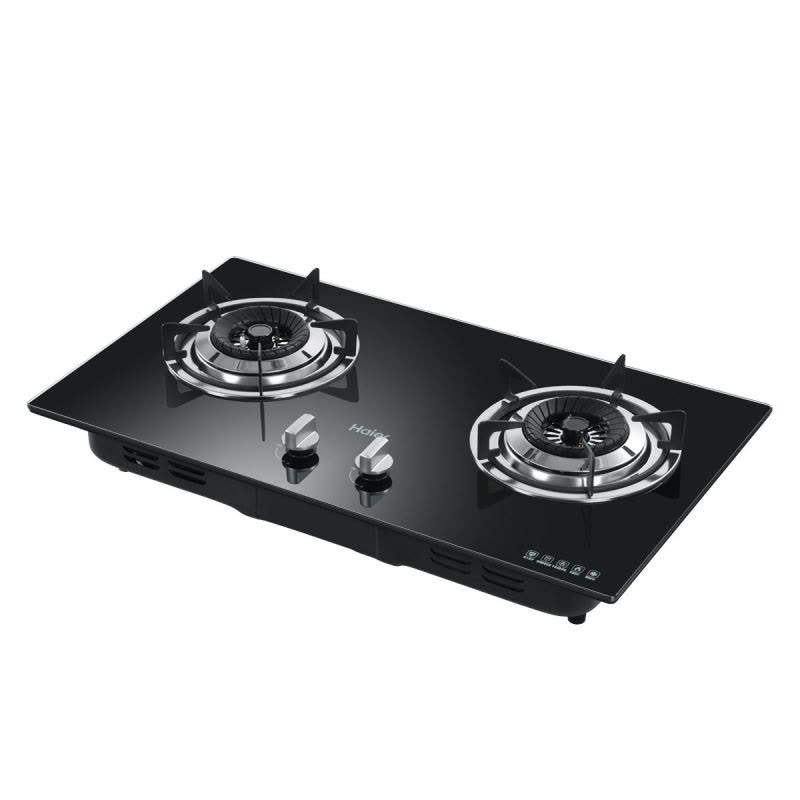 海尔（Haier）JZT-QE636B(12T) 钢化玻璃嵌入式燃气灶（天然气）图片
