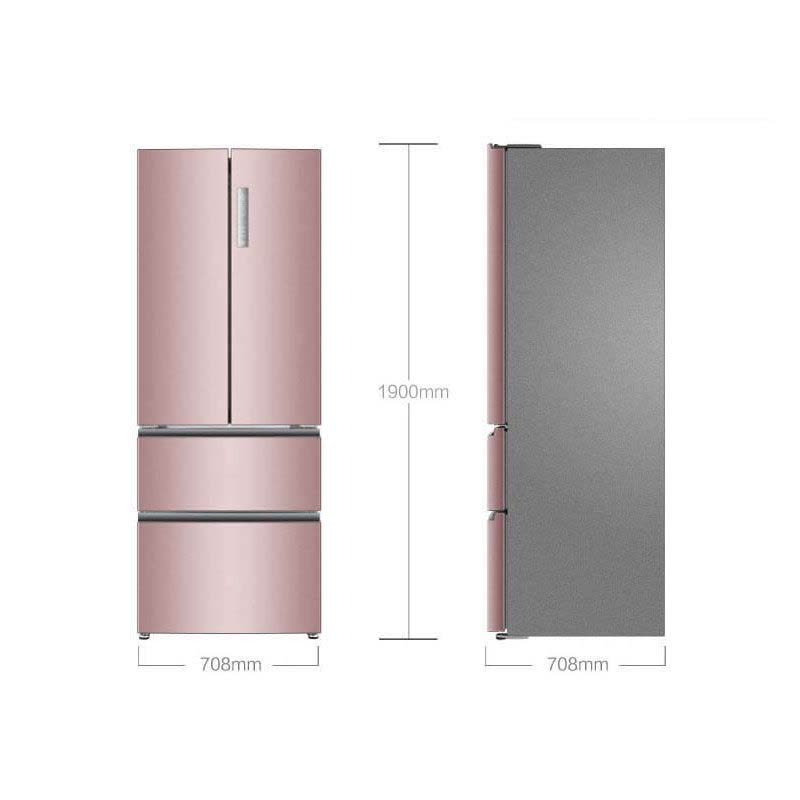 海尔冰箱 BCD-408WDVGU1 408升干湿分储法式冰箱图片