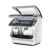 海尔（Haier） HTAW50STGB 小贝台式洗碗机 鎏金黑视窗 自由安装