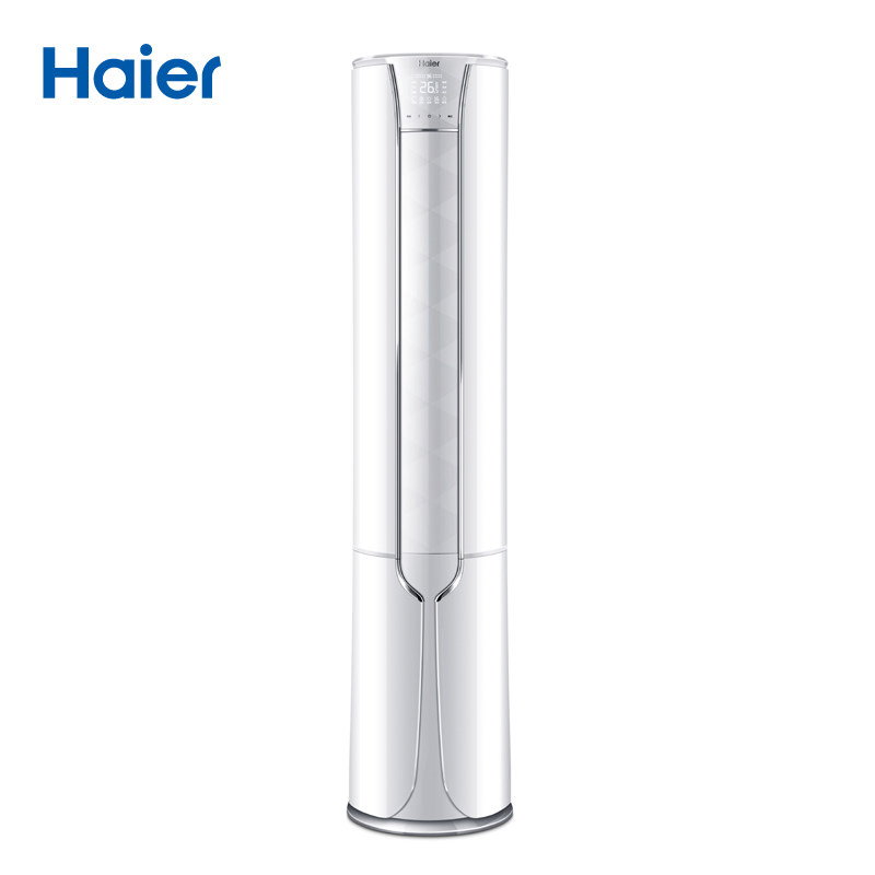 Haier/海尔 KFR-50LW/12MAC12U1 2匹智能冷暖自清洁圆柱柜机 二级能效