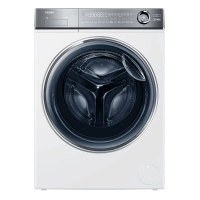 海尔(Haier)云溪冠军版 10公斤 超薄大筒径 滚筒洗衣机 直驱精华洗 XQG100-BD14376LWU1 白色