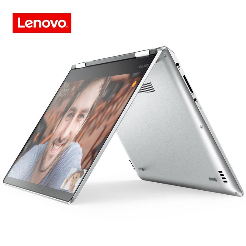 【联想旗舰店】联想(Lenovo) Yoga710-14/intel i5/4G/256GB固态/独显/银色/14英寸家用影音超极本商务办公游戏本二合一翻转轻薄本笔记本电脑图片