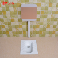 蹲便器水箱套装蹲坑蹲厕便池防臭静音带防臭防堵大便器