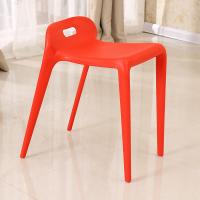 迈亚家具 休闲椅凳子 加厚塑料等候餐椅 创意马椅 叠摞椅 洽谈椅