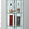 本兰 现代简约酒柜角柜钢化玻璃装饰转角柜 储物装饰柜