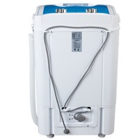 韩国现代（HYUNDAI） 4.6公斤小型迷你半自动洗衣机 婴儿童单桶缸 蓝光抑菌 洗沥一体 非变频迷你洗衣机
