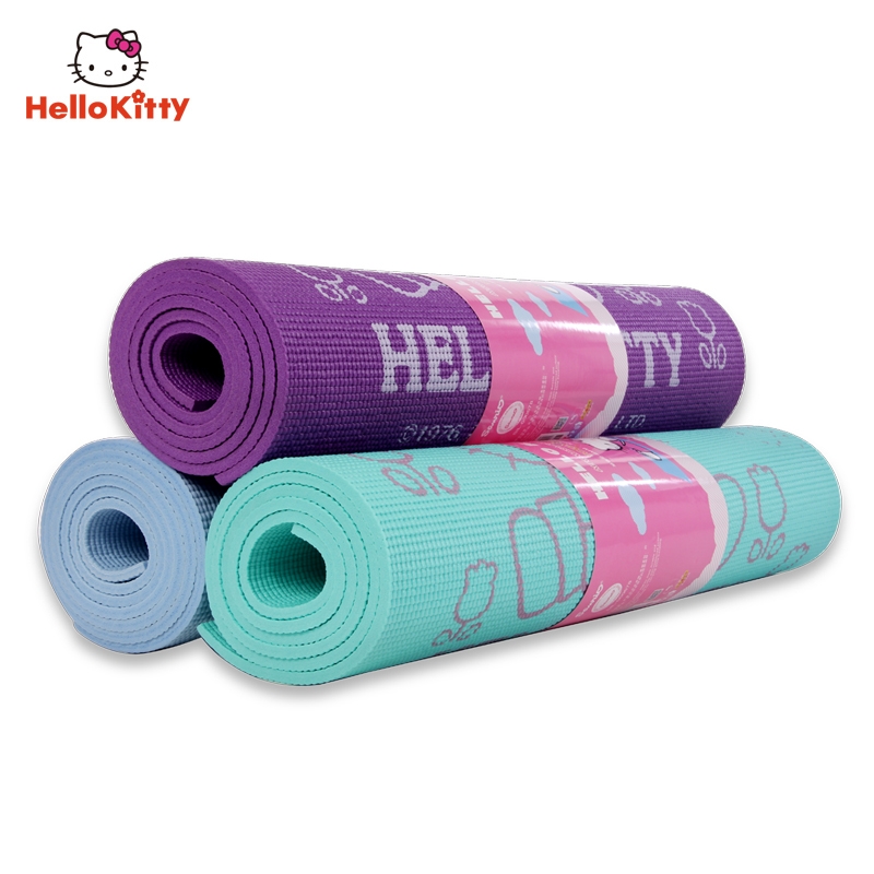 HELLO KITTY 瑜伽垫HBD10647-6MM加厚PVC瑜珈练习专用垫