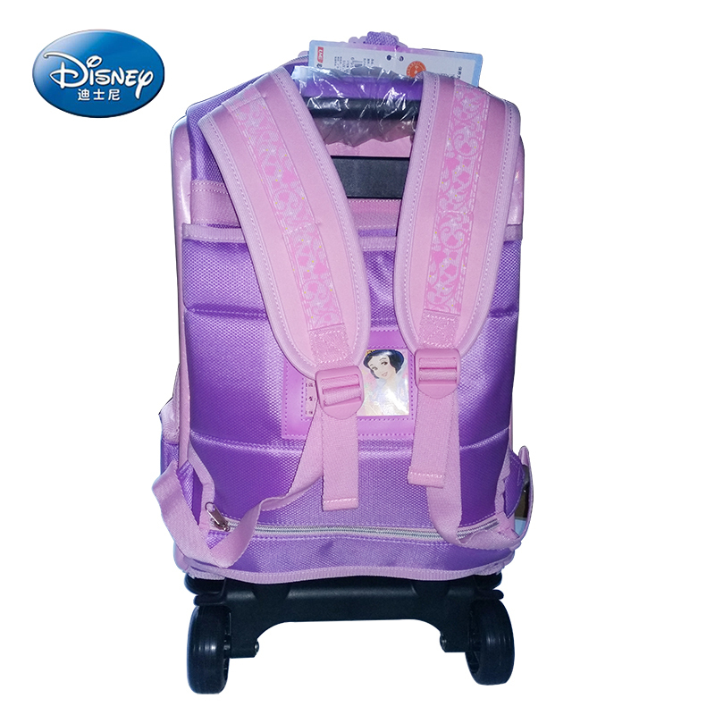 迪士尼(Disney)拉杆书包学生护脊背包儿童可拆卸拉杆减负双肩包6317