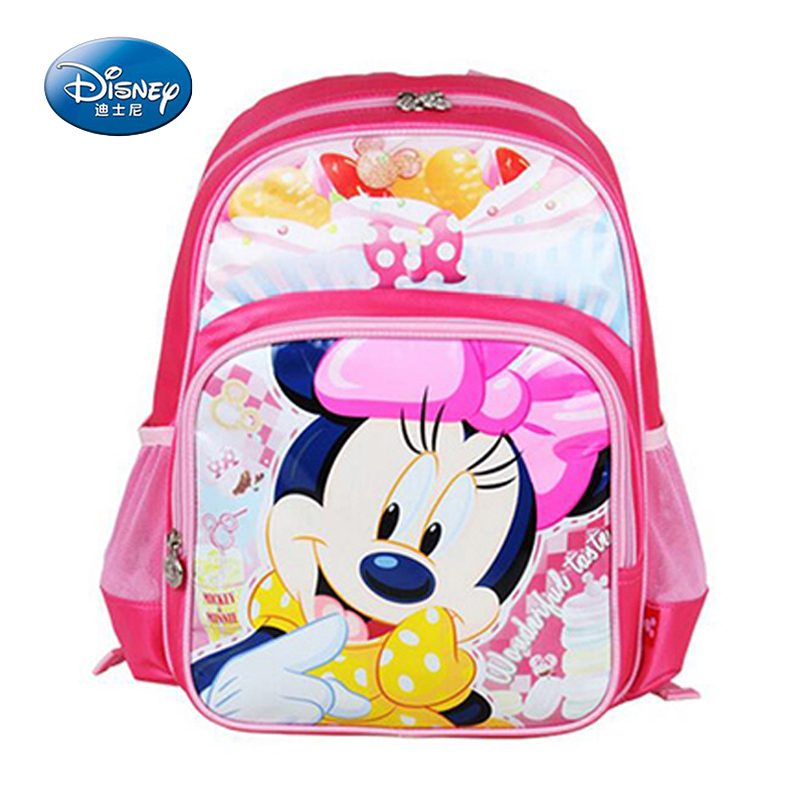 迪士尼(Disney)儿童书包小学生1-3年级护脊背包男女减负双肩包0318
