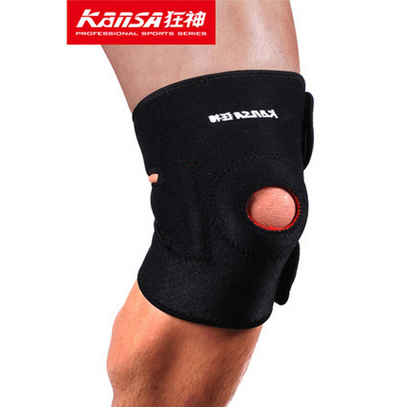 狂神开孔可调护膝运动专业防护膝部0914单只装