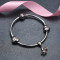 魔幻珠(CHARMS) 粉色爱恋小熊手链 欧美风格银手链 纯银925手链 银饰品女士手链 送自己送朋友礼品