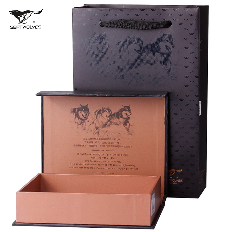 七匹狼(SEPTWOLVES)钱包男士真皮短款 头层牛皮钱夹日韩商务 青年皮夹正品
