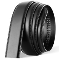 男士皮带身 自动扣真皮男士休闲商务无扣头皮带条 牛皮腰带带身